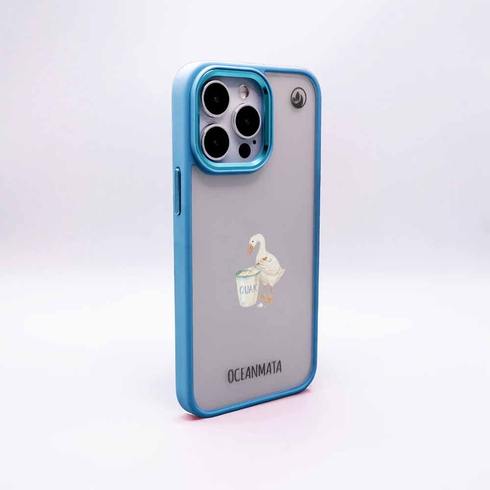 Samsung S25+ Hülle - Quark Ente blau - "TheQuak" - nachhaltig