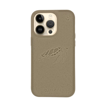 iPhone 14 pro Max Hülle - grün - "TURTLE" - nachhaltig
