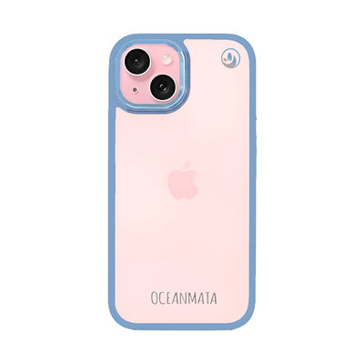 iPhone 15 Hülle - durchsichtig ozeanblau - nachhaltig