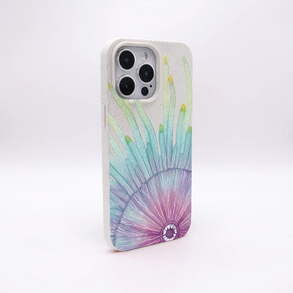 Biologisch abbaubare Handyhülle iPhone 12 mini Jellybutton — kompostierbar — Rückseite