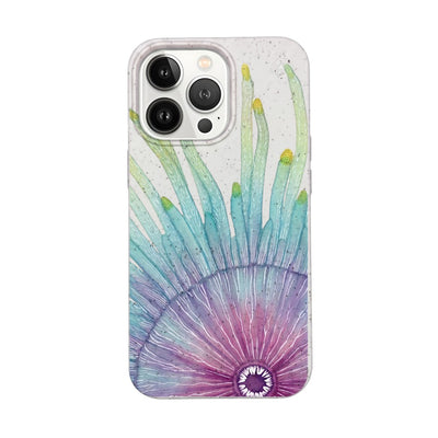 iPhone 13 pro Hülle - weiß - "jellybutton" - nachhaltig