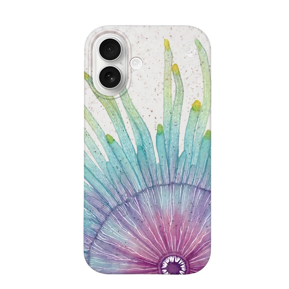 iPhone 17 Case - white - "jellybutton" - sustainable
