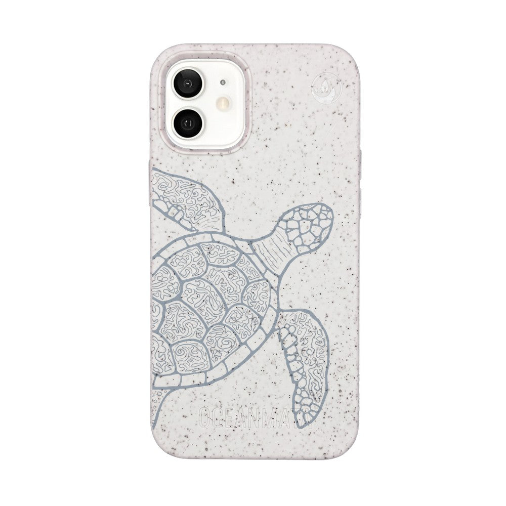 iPhone 12 mini Hülle - Schildkröte bunt - "Kura-Kura" - nachhaltig
