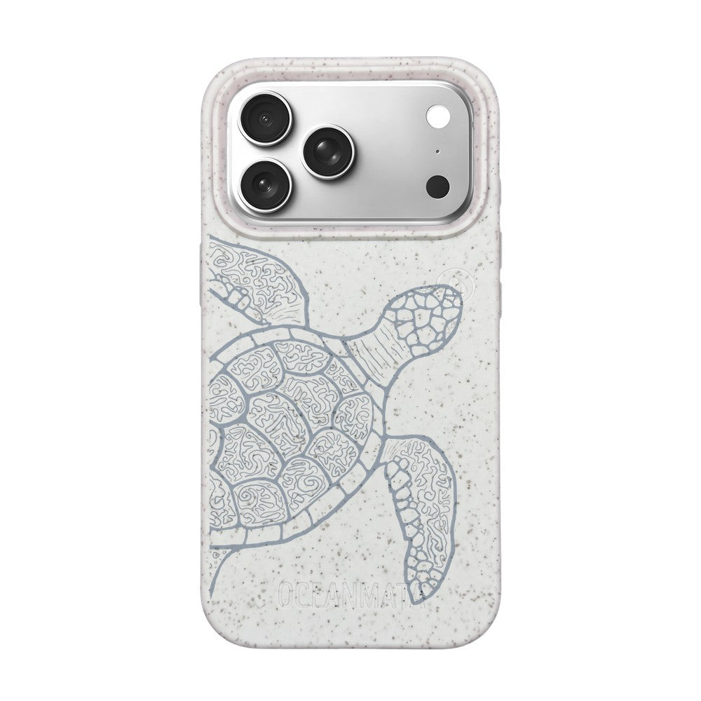 iPhone 17 Pro Case - Colorful Turtle - "Kura-Kura" - sustainable