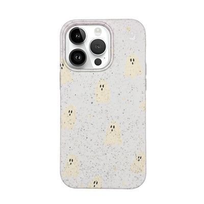 iPhone 14 pro max Hülle - Geist weiß - "LittleGhost" - nachhaltig