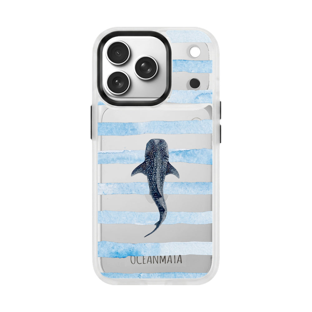 iPhone 17 pro max Hülle - blau - "lonewanderer" - nachhaltig