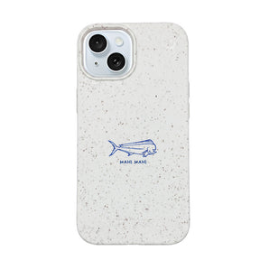 Biologisch abbaubare Handyhülle iPhone 15 Mahimahi — kompostierbar — Vorderseite