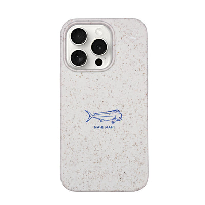 iPhone 15 pro Hülle - Fisch weiß - "MahiMahi" - nachhaltig