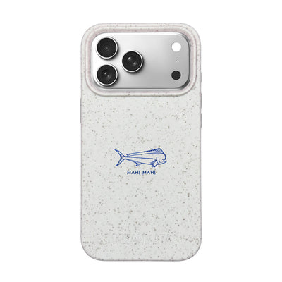 iPhone 18 Pro / 17 Pro Hülle - Fisch weiß - "MahiMahi" - nachhaltig