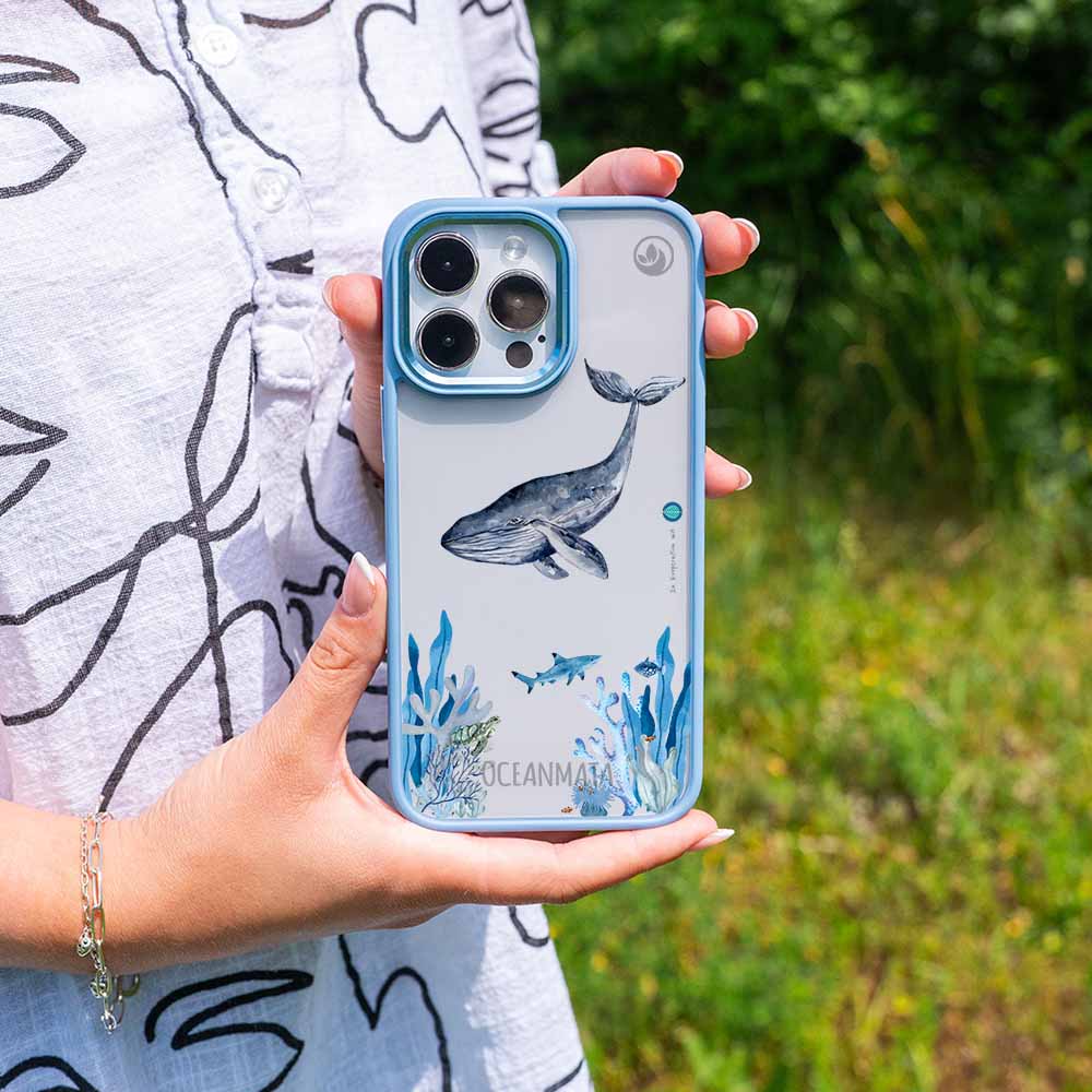 iPhone 16 pro Hülle - Meer blau - "Ocean" - nachhaltig