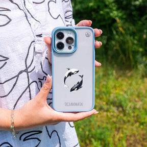 iPhone 14 Hülle - Orca blau - "OrcaFlow" - nachhaltig