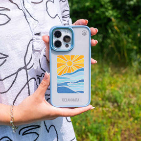iPhone 15 Hülle - Meer blau - "Sun&Sea" - nachhaltig