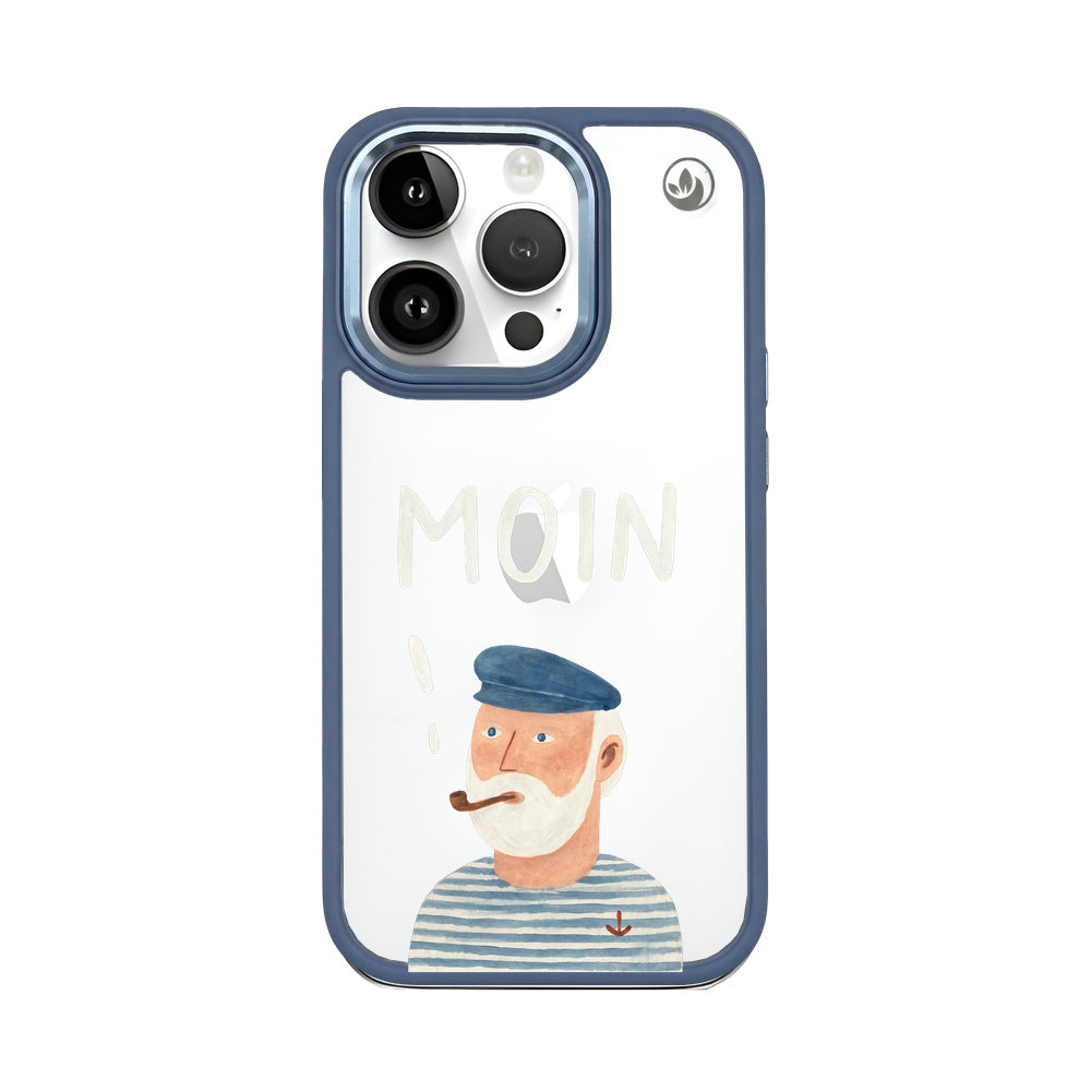 iPhone 14 Pro Case - Moin Blue - "East Frisian" - Sustainable