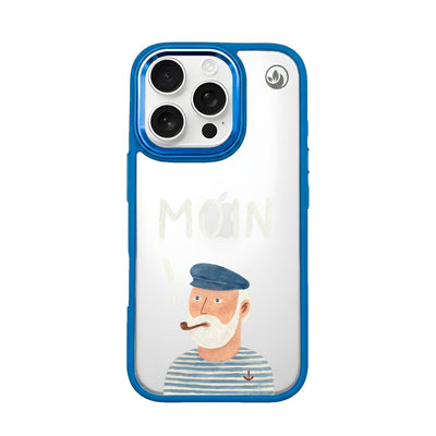 iPhone 16 pro Hülle - Moin blau - "Ostfriese" - nachhaltig