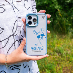 iPhone 14 pro Hülle - Lama - "No Problama" nachhaltig