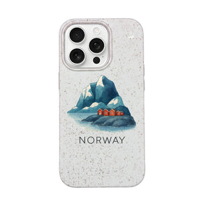 Biologisch abbaubare Handyhülle iPhone 16 pro Norway — kompostierbar — Vorderseite