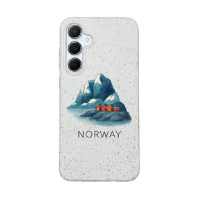 Biologisch abbaubare Handyhülle Samsung A55 Norway — kompostierbar — Vorderseite