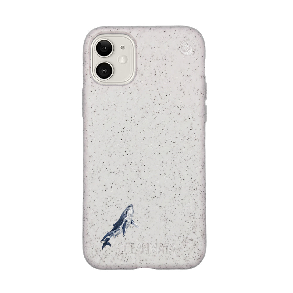 iPhone 11 Hülle - Buckelwal weiß - "OceanLullaby" - nachhaltig