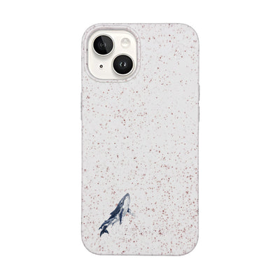 iPhone 14 Hülle - Buckelwal weiß - "OceanLullaby" - nachhaltig