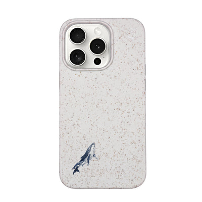 iPhone 15 pro max Hülle - Buckelwal weiß - "OceanLullaby" - nachhaltig