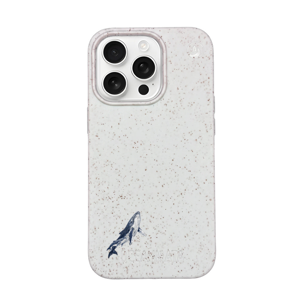 Biologisch abbaubare Handyhülle iPhone 16 pro max Oceanlullaby — kompostierbar — Vorderseite