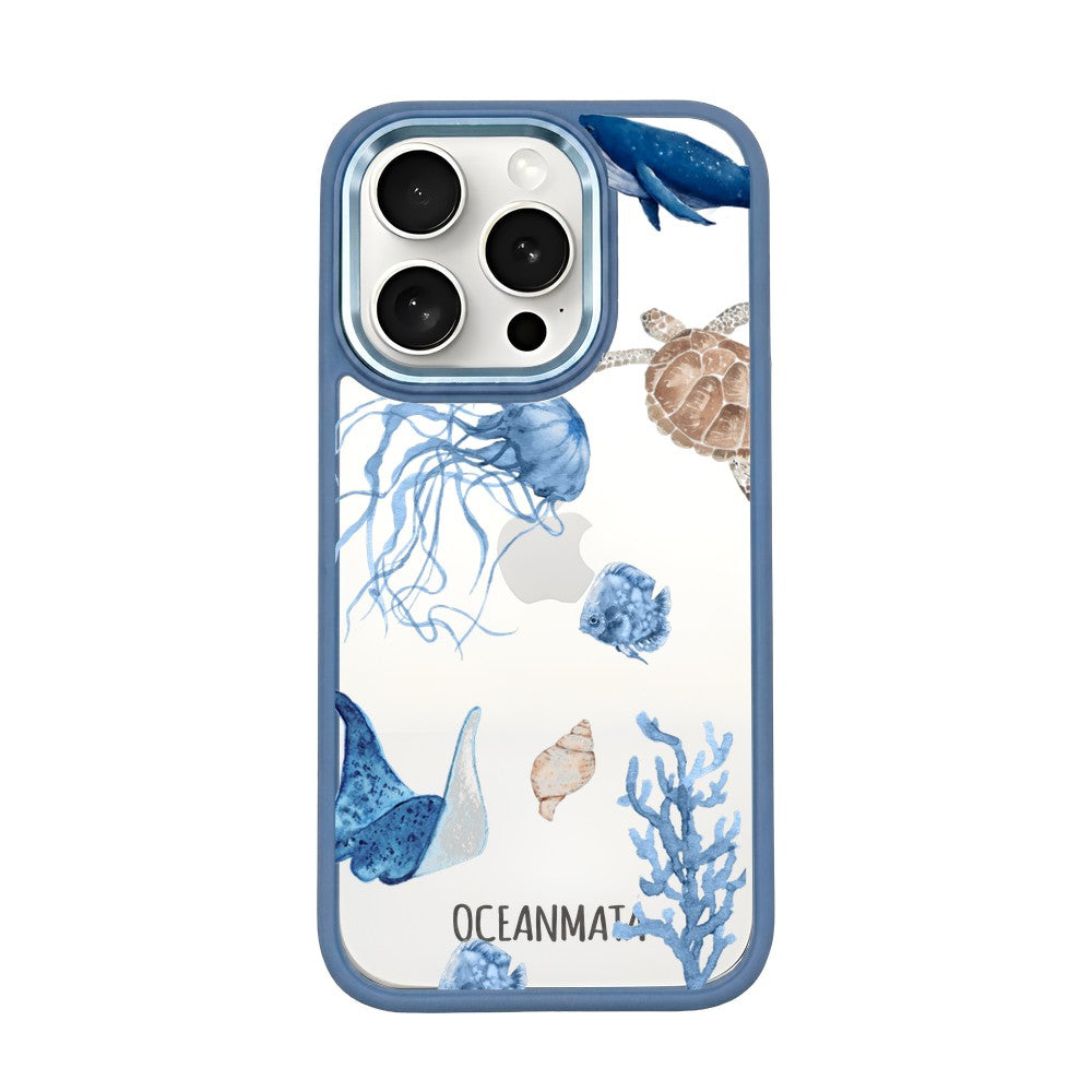 iPhone 15 pro Hülle - Schildkröte bunt - "Turtle & Friends" - nachhaltig