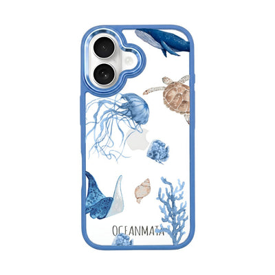 iPhone 16 Hülle - Schildkröte bunt - "Turtle & Friends" - nachhaltig