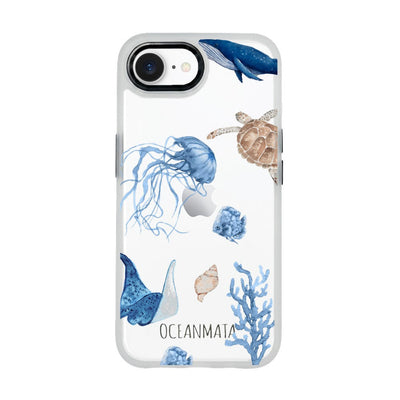 iPhone 16e Hülle - Schildkröte bunt - "Turtle & Friends" - nachhaltig