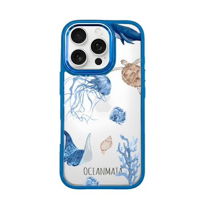 iPhone 16 pro max Hülle - Schildkröte bunt - "Turtle & Friends" - nachhaltig