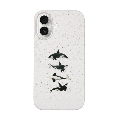 iPhone 17 Case - Orca White - "OrcaFamily" - sustainable