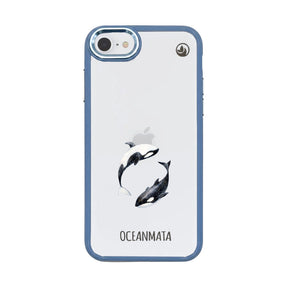 iPhone SE/7/8 Case - Orca Blue - "OrcaFlow" - sustainable