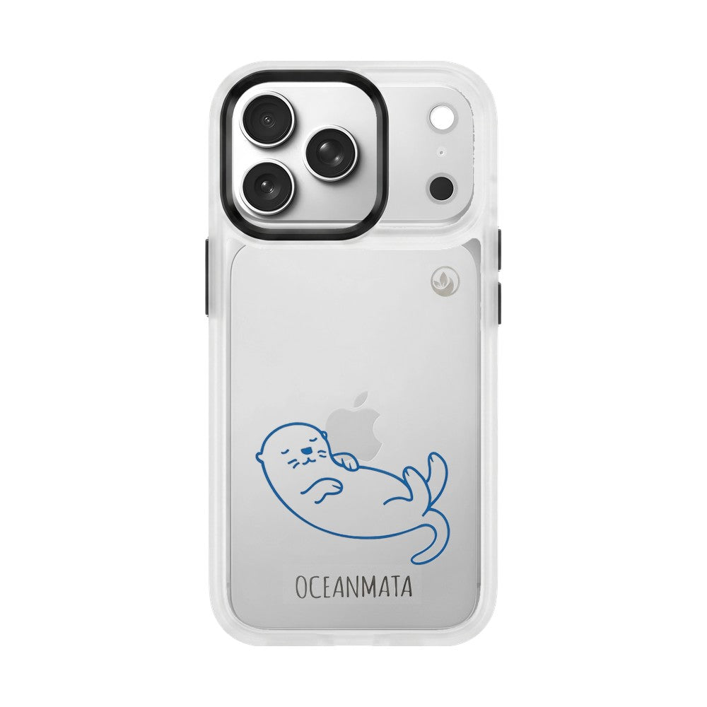 iPhone 18 Pro Max / 17 Pro Max Hülle - Otter blau - "Otter" - nachhaltig
