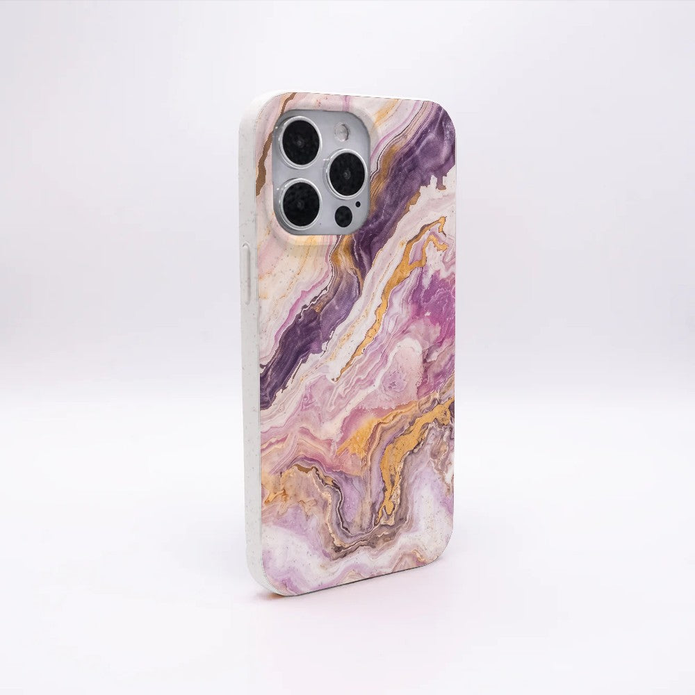 iPhone 12 mini Case - Marble Pink - "PinkMarble" - sustainable