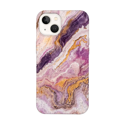 iPhone 13 Hülle - Marmor pink - "PinkMarble" - nachhaltig