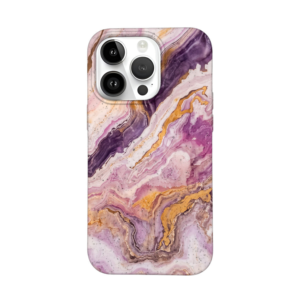 iPhone 14 Pro Case - Marble Pink - "PinkMarble" - sustainable
