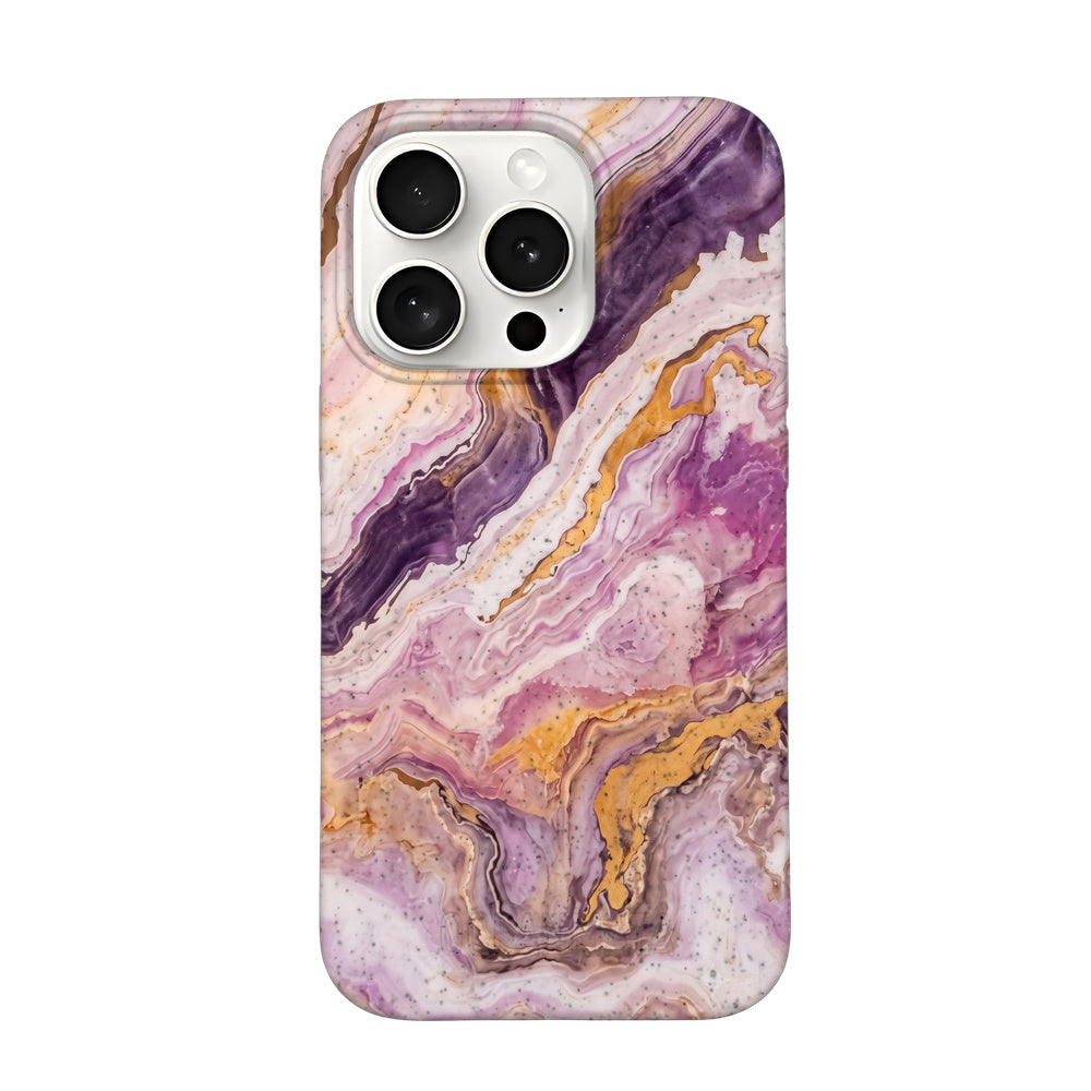 iPhone 15 Pro Case - Marble Pink - "PinkMarble" - sustainable
