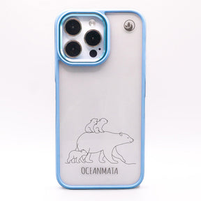 iPhone 14 pro max Hülle - Eisbär - "Polar Bear Family" - nachhaltig