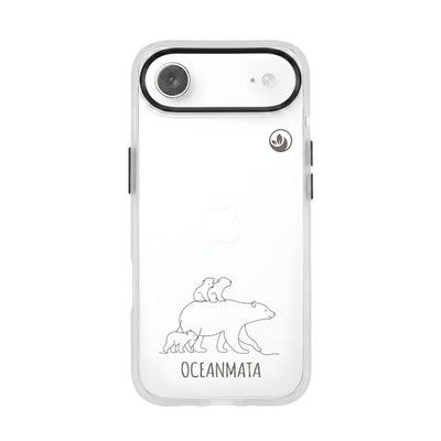 iPhone 17 Air Hülle - Eisbär - "Polar Bear Family" - nachhaltig