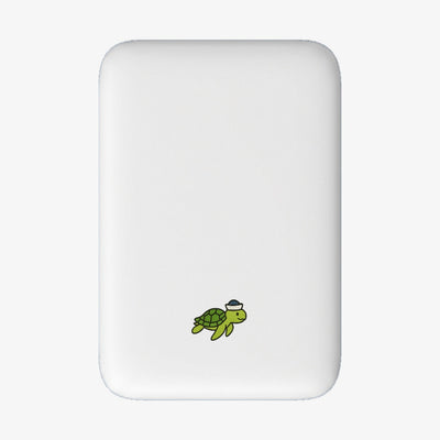 Powerbank MagSafe - "Captain Turtle" - nachhaltig