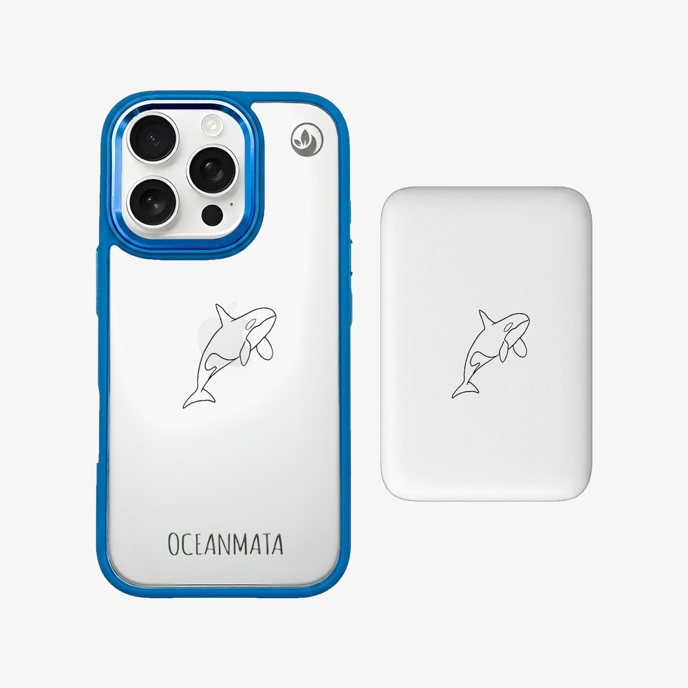 Powerbank MagSafe Orca mit passender Hülle