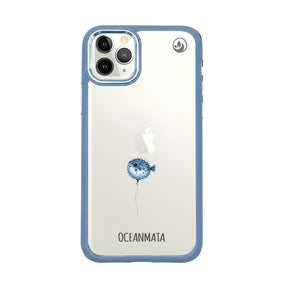 iPhone 11 Pro Case - pufferfish blue - "Pufferfish" - sustainable