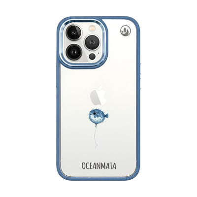 iPhone 13 Pro Case - Pufferfish Blue - "Pufferfish" - Sustainable