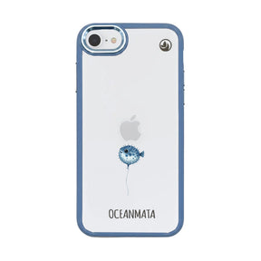 iPhone SE/7/8 Case - pufferfish blue - "Pufferfish" - sustainable