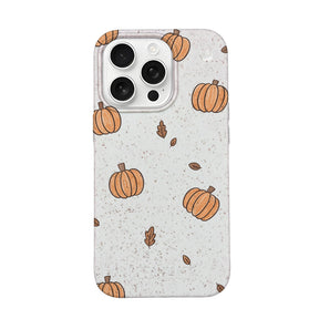 Biologisch abbaubare Handyhülle iPhone 16 pro max Pumpkin — kompostierbar — Vorderseite