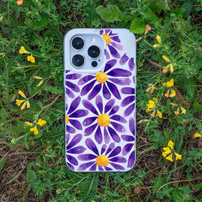 Biologisch abbaubare Handyhülle iPhone 17 Air Purplebloom — kompostierbar — Bonus