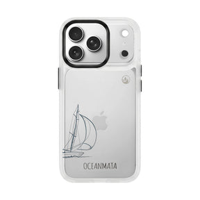 iPhone 17 pro Hülle - Lineart Wal - "Raumschot" - nachhaltig