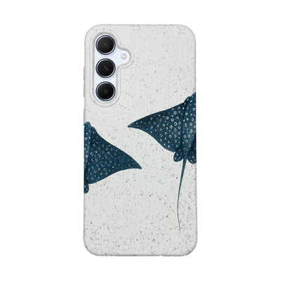 Samsung A55 Case - Ray White - "RayDance" - sustainable