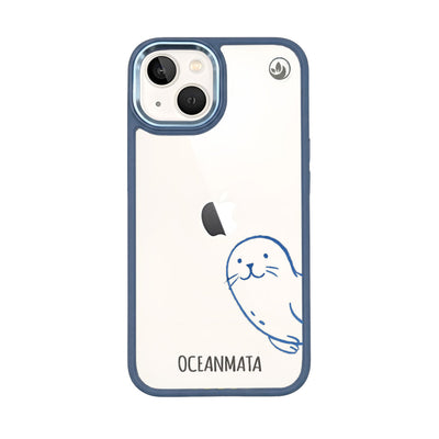 iPhone 13 case - seal blue - "Robby" - sustainable