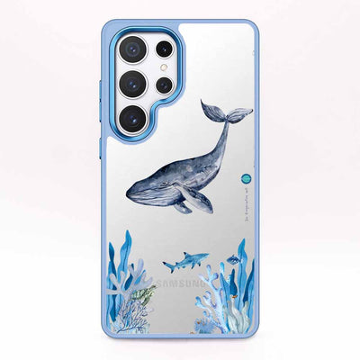 Samsung S25 Case - Sea Blue - "Ocean" - sustainable