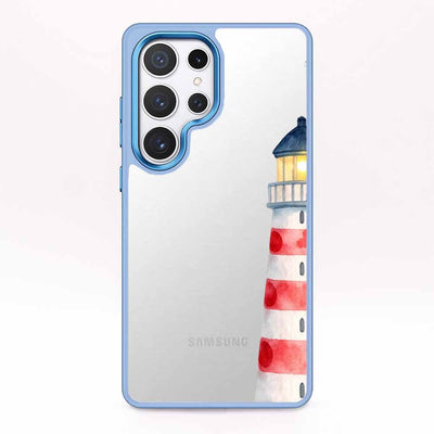 Samsung S24 Ultra Case - Lighthouse Blue - "Lighthouse" - sustainable